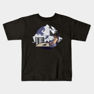 Programmer Samurai Kids T-Shirt